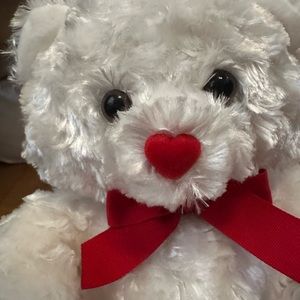 Brand new adorable Valentine Bear. New without tags. 10” tall.